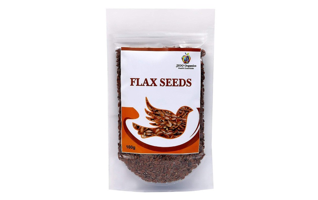 Jioo Organics Flax Seeds    Pack  100 grams